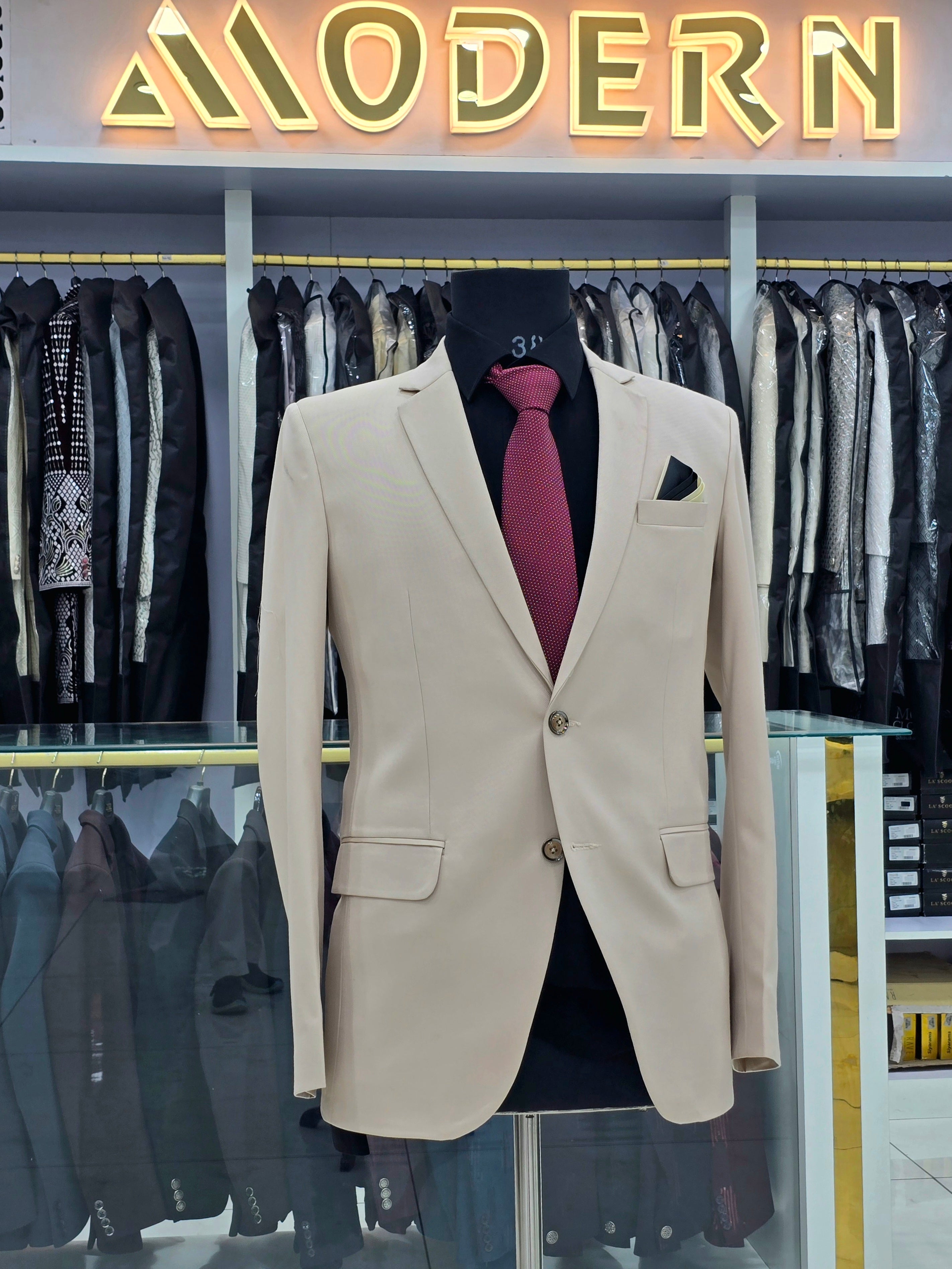 Men's pista colored tuxedo