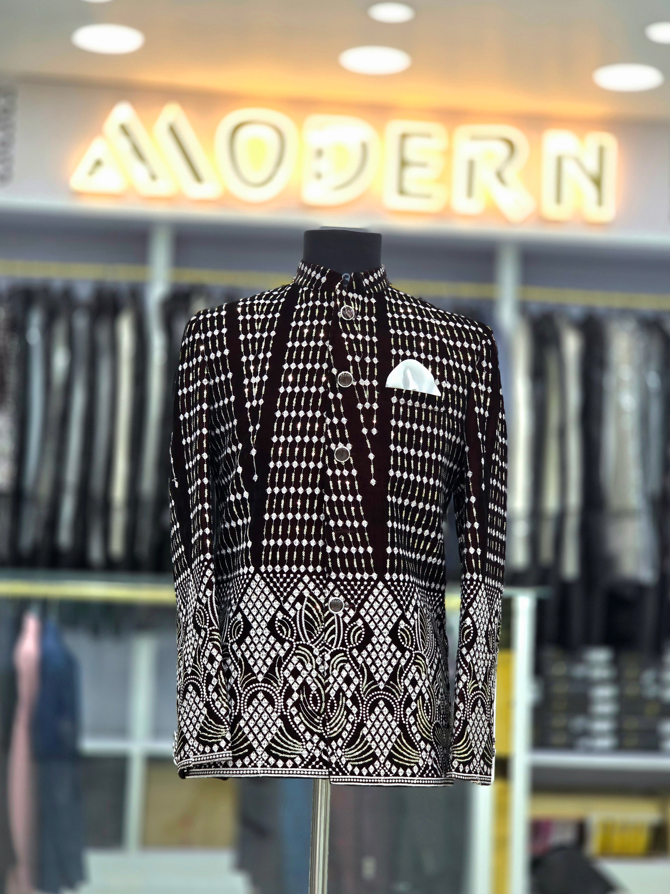 Party wear Maroon coloured designer blazer